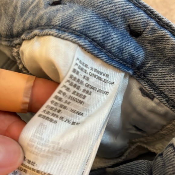 Hollister ultra hi rise Dad 2 tone jeans - Picture 5 of 8